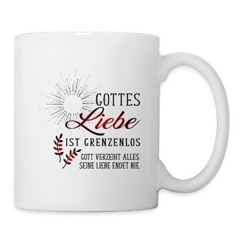 L’amour de Dieu est sans limites - Mug blanc - blanc - Droite