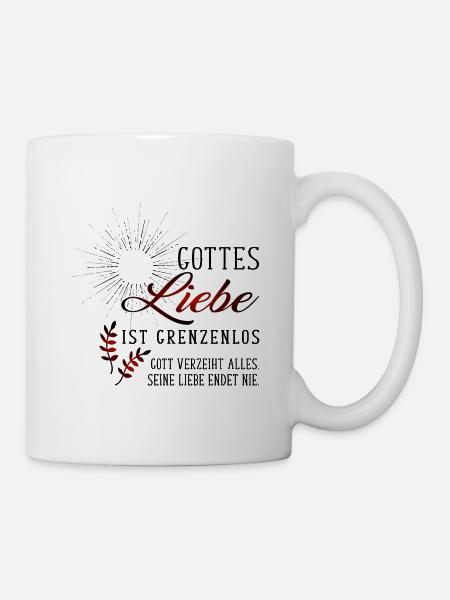 L’amour de Dieu est sans limites - Mug blanc - blanc