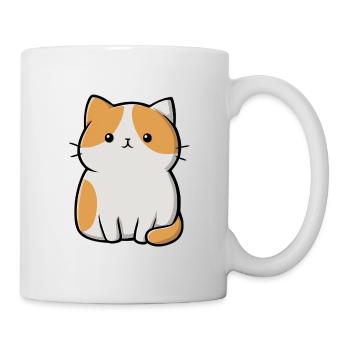 chat mignon, animal de compagnie - Mug blanc - blanc - Droite