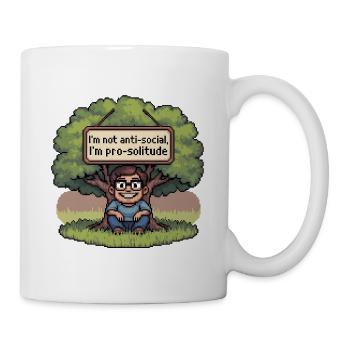 Pro Solitude Pixel Art Design - Mug - white - Right