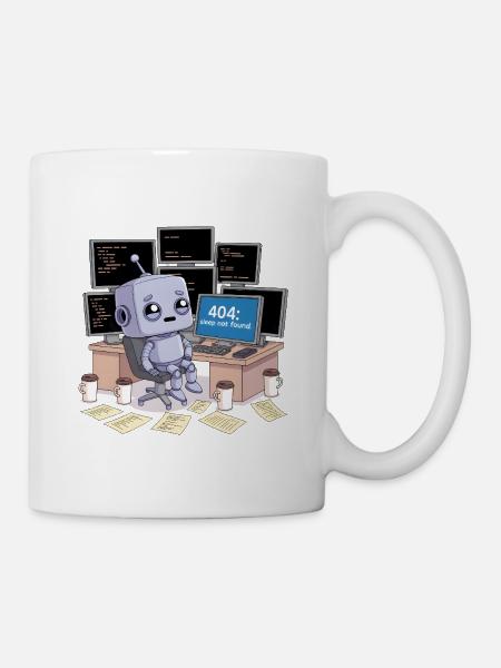 404: Sleep Not Found - Mug - white