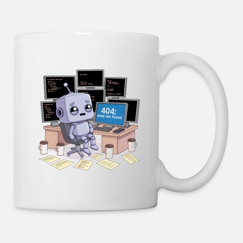 404: Sleep Not Found - Mug - white
