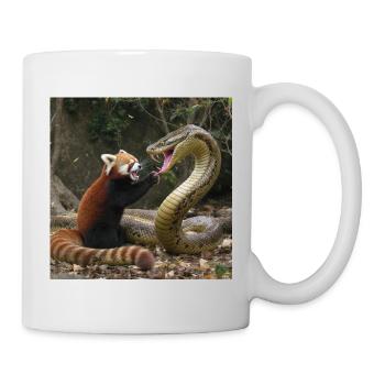 Motif de chasseur safari sauvage - Mug blanc - blanc - Droite