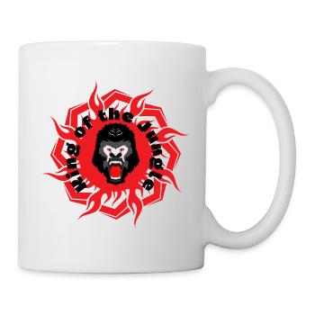 Gorille Démon Emblématique Cœur - Mug blanc - blanc - Droite