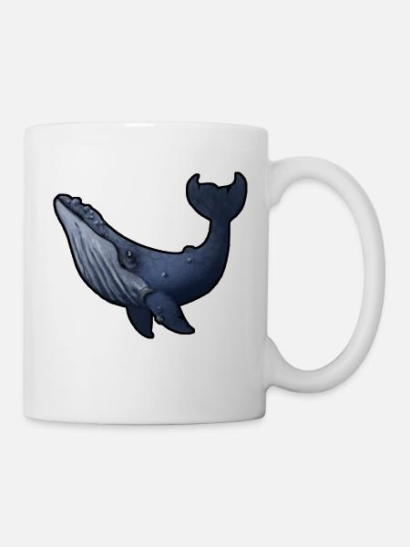 Baleine à bosse - Mug blanc - blanc