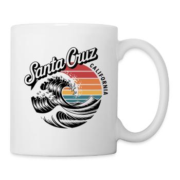 Sea Santa cruz California - Mug - white - Right