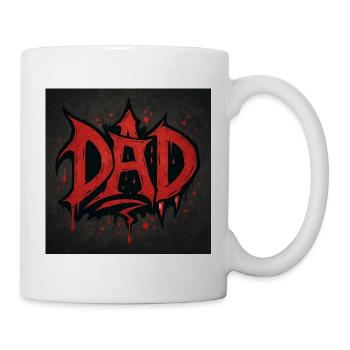 Bloody Dad's Creepy Design - Mug - white - Right