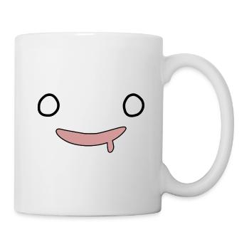 kawaii face, funny expression - Mug - white - Right