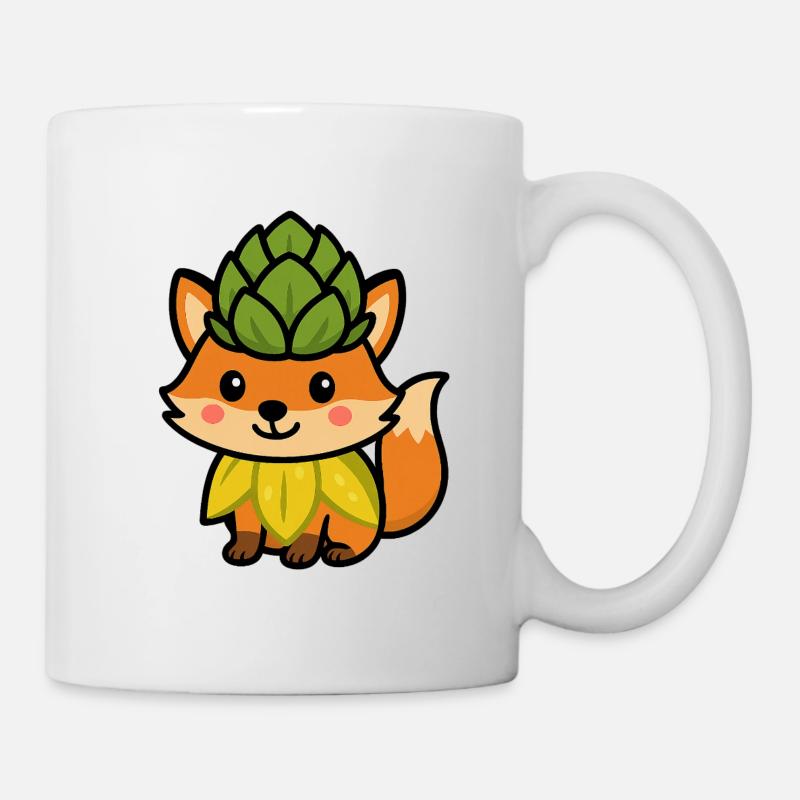 Renard bourgeon - Mug blanc - blanc