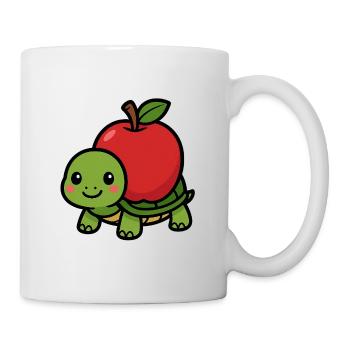 Crapaud pommier - Mug blanc - blanc - Droite