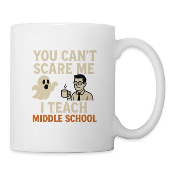 Lehrer lustiges T-Shirt - Tasse - Weiß - Rechts