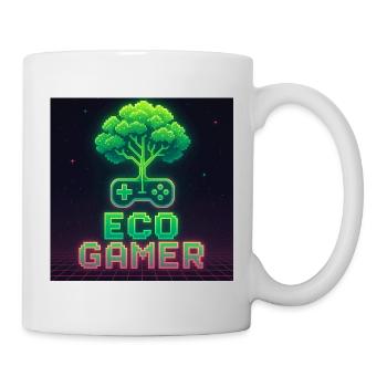 EcoGracz Gaming Conception Pixel Art - Mug blanc - blanc - Droite