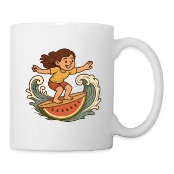 Surfergirl Watermelon - Mug - white - Right
