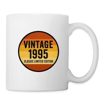Vintage 1995  Classic Limited Edition Retro Sunset - Tasse - Weiß - Rechts