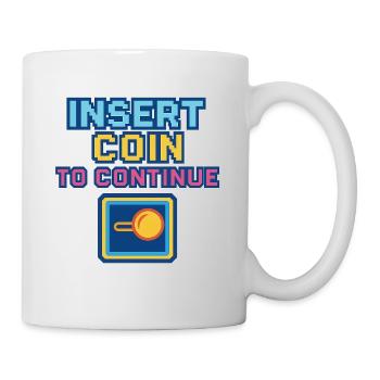 Conception de jeux d’arcade Retro Pixel - Mug blanc - blanc - Droite