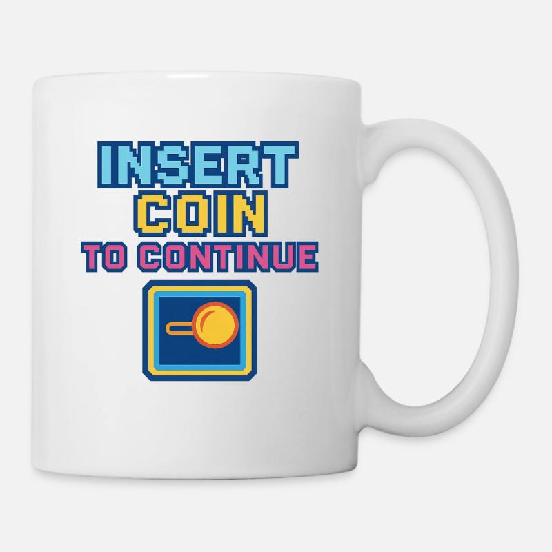 Conception de jeux d’arcade Retro Pixel - Mug blanc - blanc