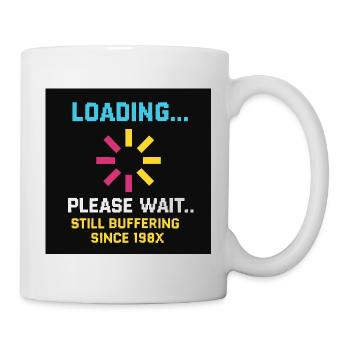 Ladezeichen Humor Motiv - Tasse - Weiß - Rechts