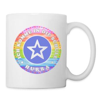 Einschulung Junge - erste Klasse - Tasse - Weiß - Rechts