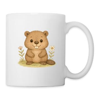 Nordic Forest - Sweet Beaver - Mug - white - Right