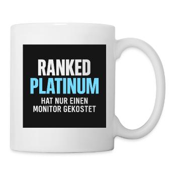 Rangliste Gaming Spruch Design - Tasse - Weiß - Rechts