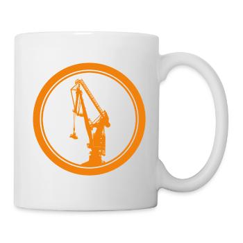 Harbour Crane Silhouette 01 - Mug - white - Right