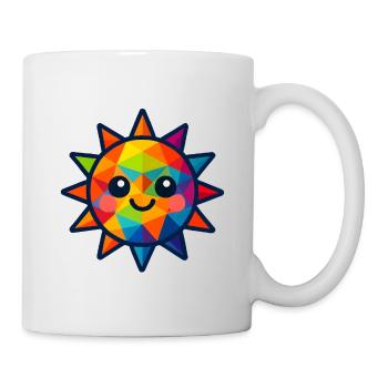 WPAP Polygon Kawaii Style Baby Sun - Mug - white - Right