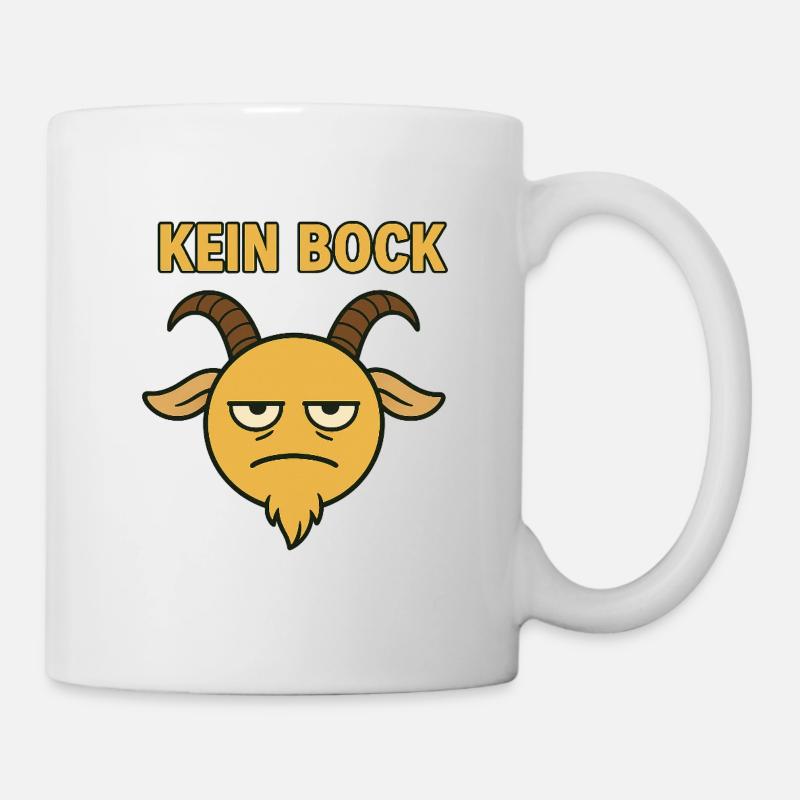 Kein Bock...witziges Motiv - Tasse - Weiß