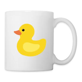 Quietscheentchen - Tasse - Weiß - Rechts