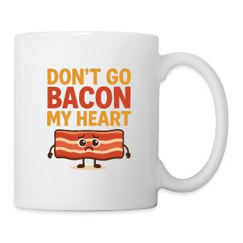 Bacon Heart Graffiti Design - Mug - white - Right