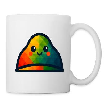 WPAP Polygon Kawaii Stil Baby Spielzeug Mütze - Tasse - Weiß - Rechts