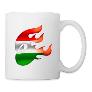 Flag of Hungary - Hungary - Ninja - Mug - white - Right