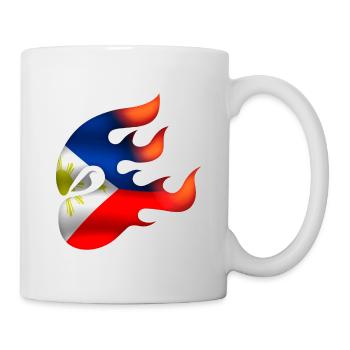 Drapeau des Philippines - Philippines - Ninja - Mug blanc - blanc - Droite