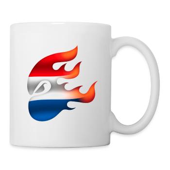 Flag of the Netherlands - Netherlands - Ninja - Mug - white - Right