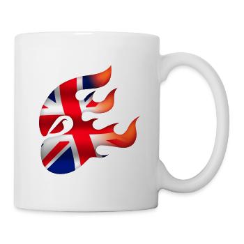 Flag of the United Kingdom - United Kingdom - Ninja - Mug - white - Right