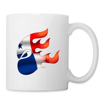 Panama Flagge - Panama - Ninja - Tasse - Weiß - Rechts
