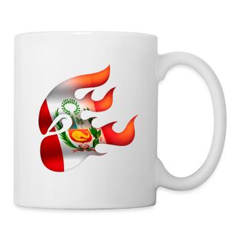 Flag of Peru - Peru - Ninja - Mug - white - Right
