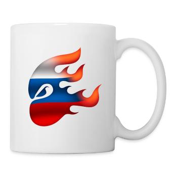 Flag of Russia - Russia - Ninja - Mug - white - Right