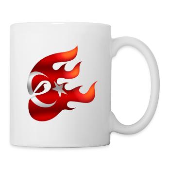 Drapeau de la Turquie - Turquie - Ninja - Mug blanc - blanc - Droite