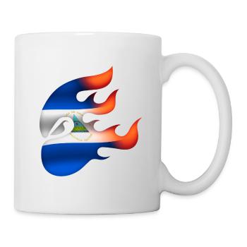 Flag of Nicaragua - Nicaragua - Ninja - Mug - white - Right