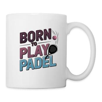 Kinder zum Padelspielen - Tasse - Weiß - Rechts
