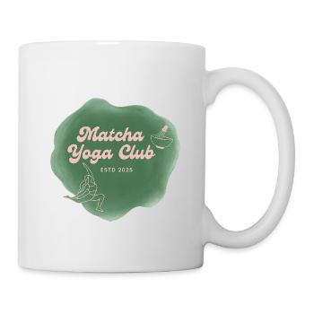 Matcha Yoga Club  - Tasse - Weiß - Rechts