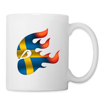 Drapeau de la Suède - Suède - Ninja - Mug blanc - blanc - Droite