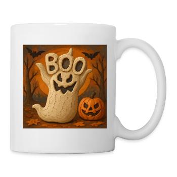 Cadeau de costume de fantôme de citrouille d’Halloween - Mug blanc - blanc - Droite