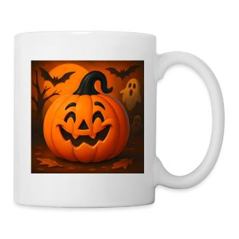 Cadeau de costume effrayant de citrouille d’Halloween - Mug blanc - blanc - Droite