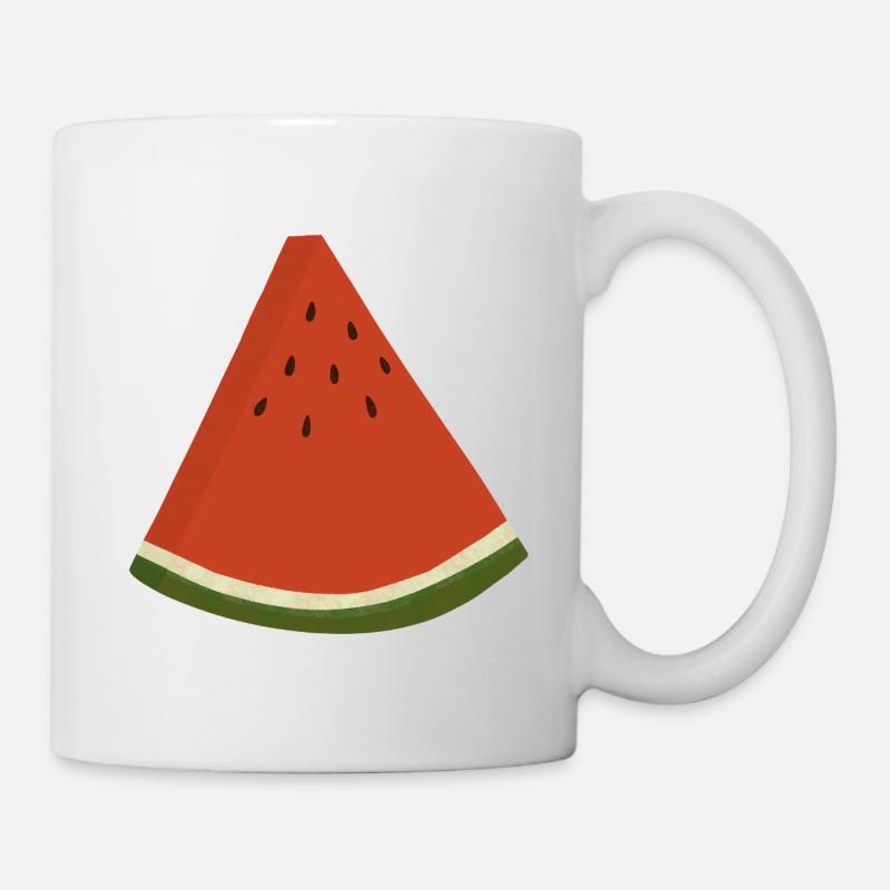 Wassermelonen-Scheibe - Tasse - Weiß