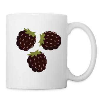 Berry Delight Illustratives Design - Tasse - Weiß - Rechts