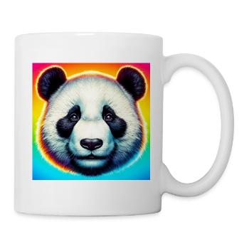 Panda - Tasse - Weiß - Rechts