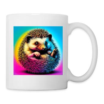 hérisson - Mug blanc - blanc - Droite