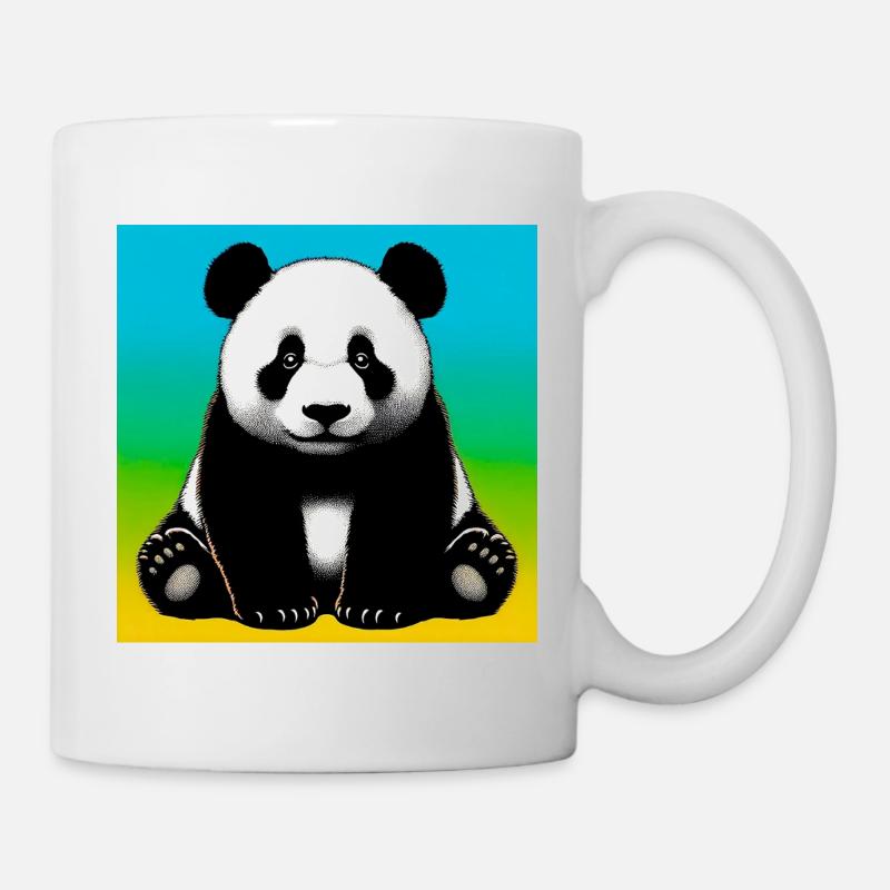 Panda - Tasse - Weiß