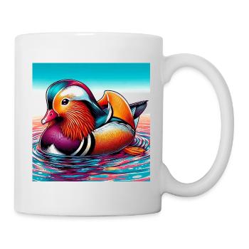 Mandarin duck - Mug - white - Right
